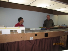 Yardmaster Alan with helper Paul at Hauser