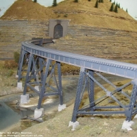 Curved Bridge over the Bow River