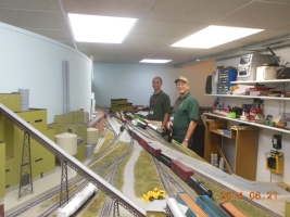 Phil took the second shift at the mill. Thanks for making the trip out this way Phil!!