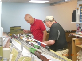 Bill and Perry at the mill