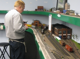Randy Page Works the IC Side of Bartlett Yard