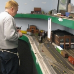 Randy Page Works the IC Side of Bartlett Yard