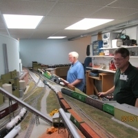 Steve is the BNSF Troy yardmaster and Jeff is working the mill.